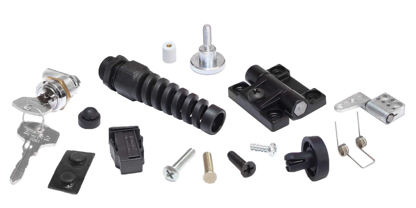 mentec hat immer über 1  Million Gehäusezubehör-Teile auf Lager